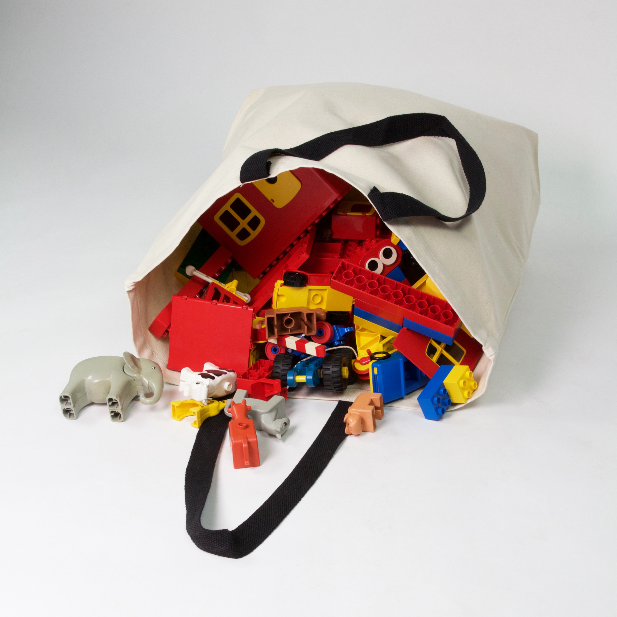 2329 Antje - Bedruckbare Leinen-Tasche als Spielzeugtasche